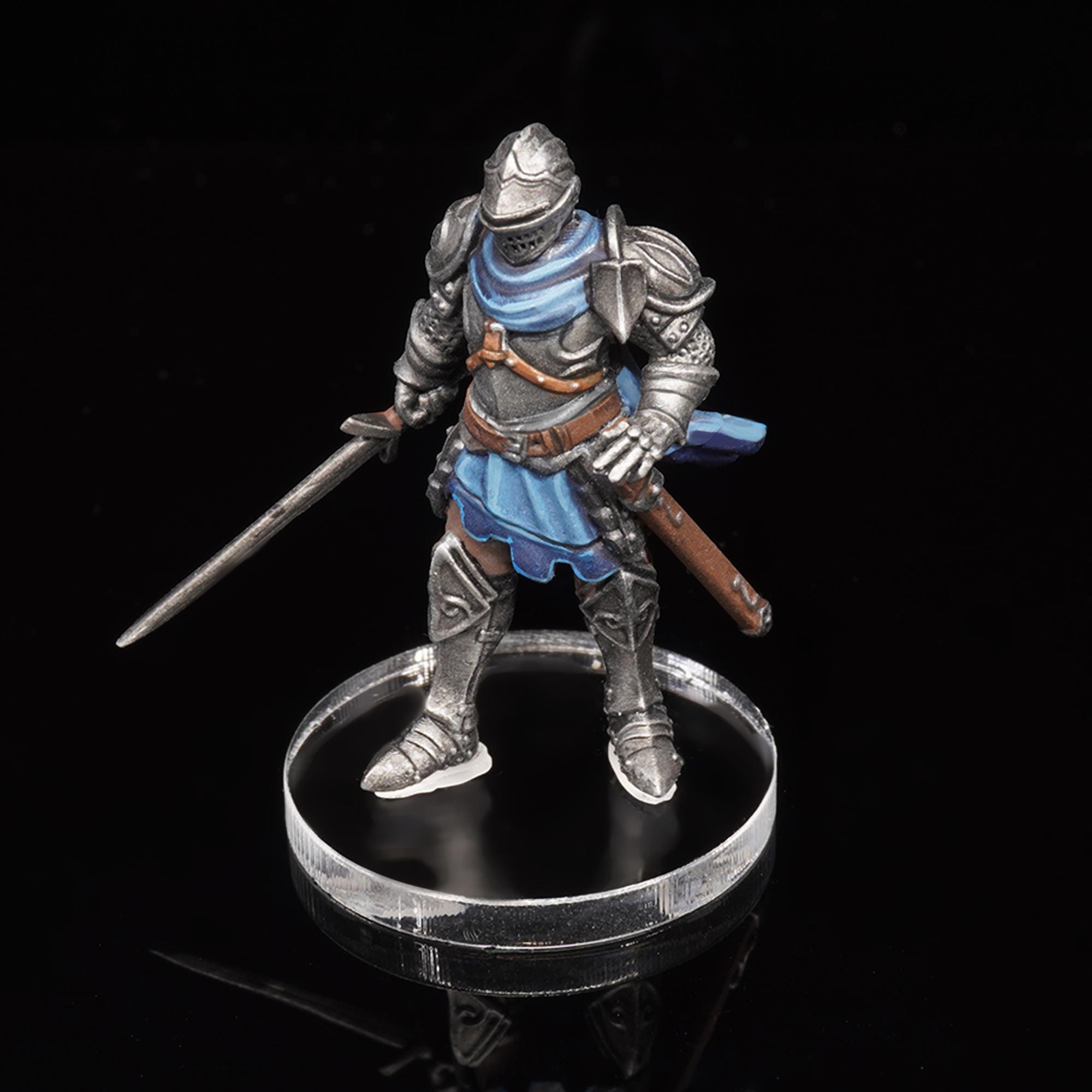✨希少✨MASUDAYA Mini Knight in Armor 日本製 Pro-painted 28mm Armored Knight Miniature | 25mm Base | RPG Dnd