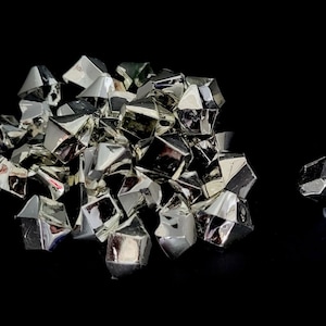 Silver Acrylic RPG & Board Game Resource Tokens | Shiny Silver Markers for Tabletop Games, Wargames, and Miniatures