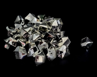 Silver Acrylic RPG & Board Game Resource Tokens | Shiny Silver Markers for Tabletop Games, Wargames, and Miniatures