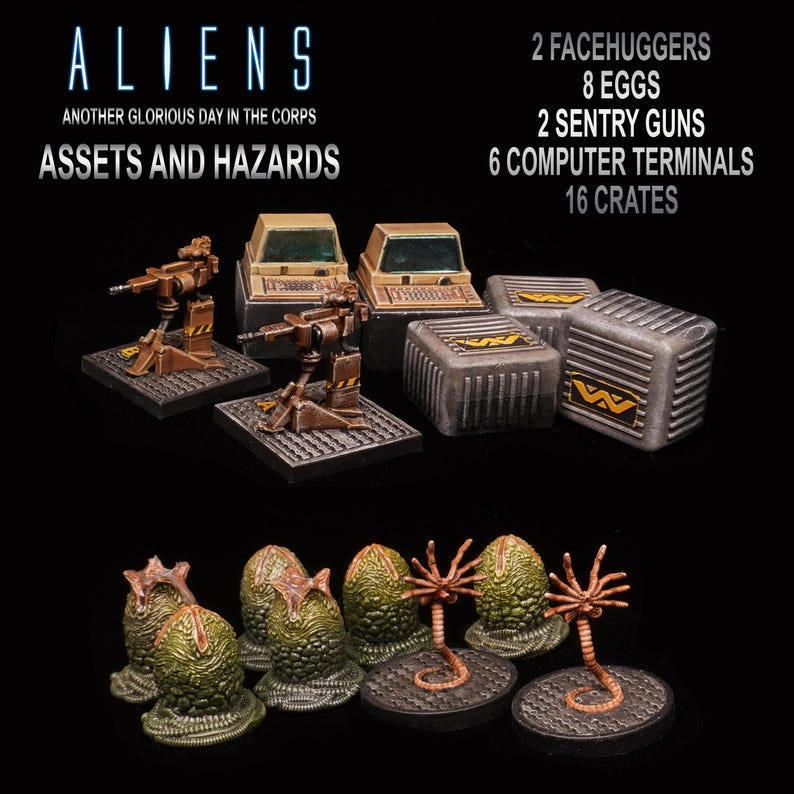 Aliens: Another Glorious Day in the Corps Board Game - Professional ...