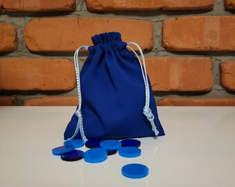 Bolsa de almacenamiento para dados Blue Sky, 12 x 14,5 cm (4,72 x 5,71 pulgadas)