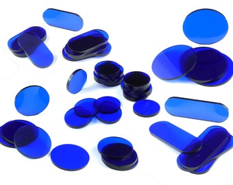 3mm Blue Transparent Acrylic Bases
