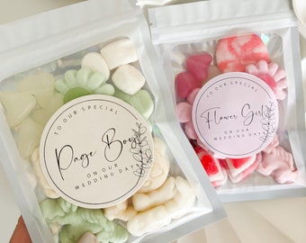 Pre Filled Wedding Sweet Bags | PAGEBOY FLOWER GIRL| Kids Party Bags Birthday Favours wedding favour hearts