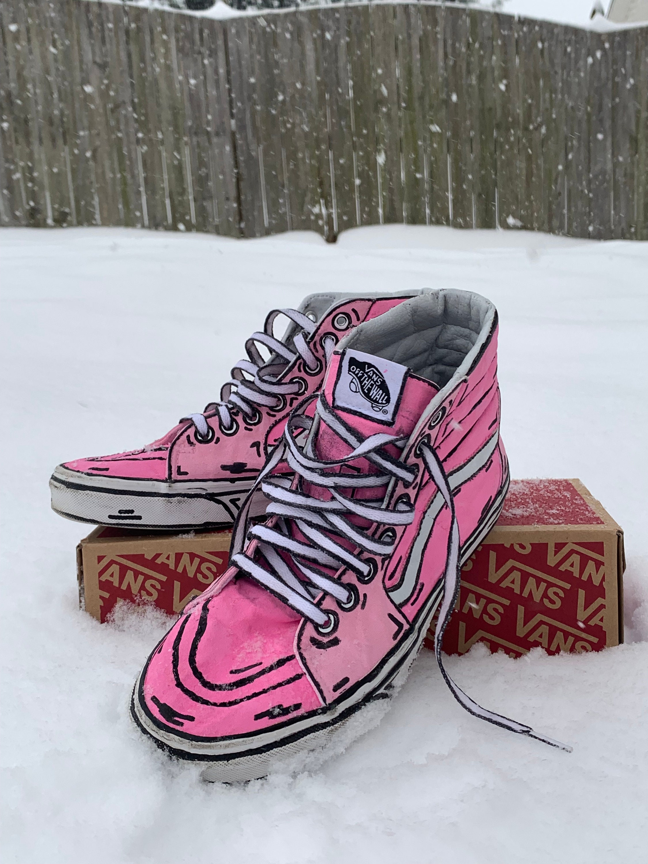 Custom Cartoon Style Shoes - Etsy