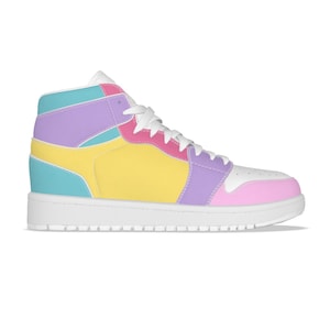 80's 90's Fashion Inspired High Top Sneakers