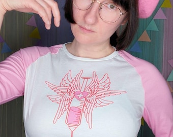 Yami Kawaii Shirt: Pastel Goth Menhera Nursecore Fashion