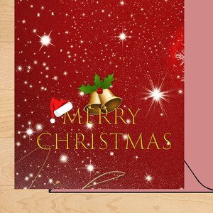 Carte de Noël | Carte de Noël PDF | Imprimez à la maison | Carte pliable | Imprimable | Carte de vœux à téléchargement immédiat