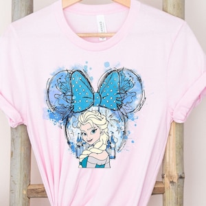 Princess Elsa Shirt, Disney Frozen T-shirt, Frozen Elsa Cute Tee, Frozen Princess Tee, Disneyworld Princess  Tee.