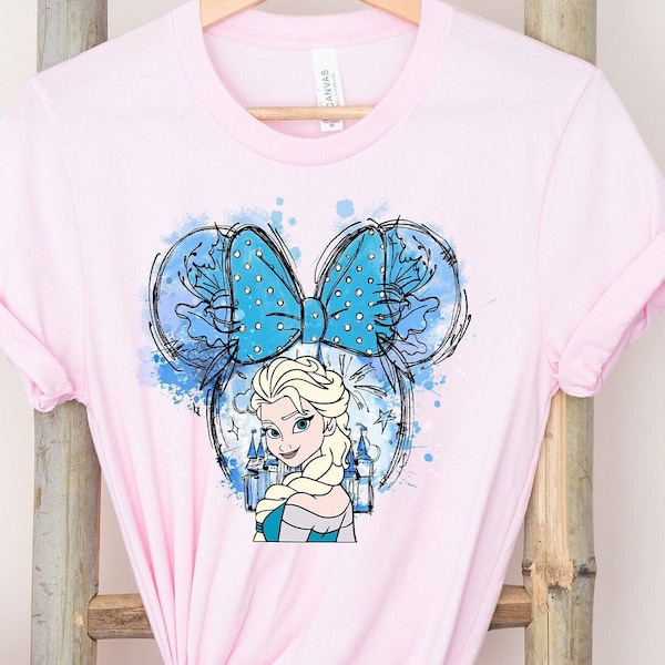 Princess Elsa Shirt, Disney Frozen T-shirt, Frozen Elsa Cute Tee, Frozen Princess Tee, Disneyworld Princess  Tee.