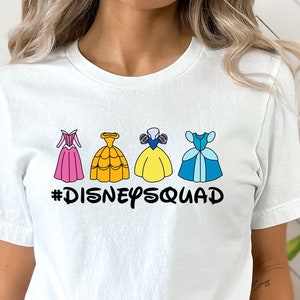Princess Squad Goals Women&#39;s T-shirt, Princess Squad T Shirt, Disney Princess Shirt, Disney Princess Bachelor shirt, Disney Princess Bride