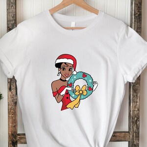 Tiana Christmas Shirts, Disney Princess Christmas shirt, Disney Tiana Shirt, Princess and The Frog Christmas shirt, Magic Kingdom Shirt