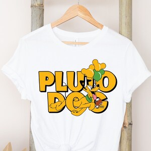 Pluto Dog Shirt, Pluto Ballon Shirt, Pluto Cute Shirt, Disneyworld Shirt,Disney Shirt, Disney Trip Shirt.