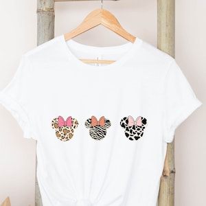 Leopard Minnie Shirt, Chita Disney Shirt, Safari Disney Shirt,Minnie Ear Shirt, Animal print Disney Shirt,