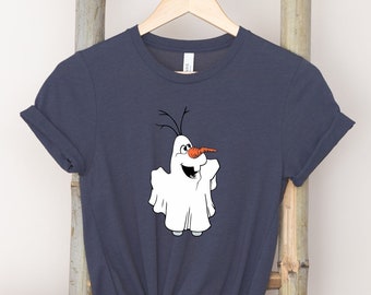 Camiseta fantasma de Olaf, camiseta de Halloween de Olaf, camiseta de otoño de Olaf, camiseta linda de Olaf, camiseta espeluznante de Olaf.