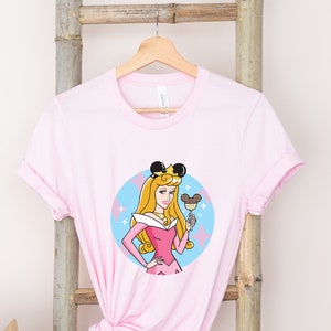 Camisa de la Bella Durmiente, camisa de Disney Aurora, camiseta de la Bella Durmiente. Camiseta de Disney. Camisa Aurora, camisa princesa, camisa princesa Disney