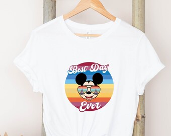 Camisa de Mickey Mouse, Mickey Best Day Ever Shirt, Mejor camisa de Disney day ever, camisas de familia de Disney World,