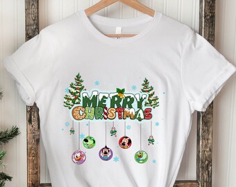 Disney Christmas Lights Shirt, Mickey & Friends Christmas shirt, Disney Family Holiday shirt, Disneyland Christmas shirt, Cute Xmas Tee