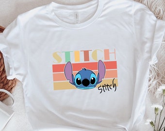 Camisa Vintage Stitch, Camisa Retro Stitch, Camisa de regalo Stitch, Camisa Disneyland, Camisa Disney World, Camisa Disney Vacation