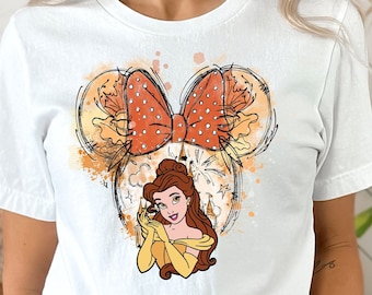 Watercolor Belle T-shirt: Beauty and the Beast Tee