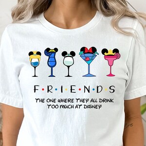 Princess Drinking Shirt, Disney Princess Wine Glass Shirt,Princess Friends Shirt, Drinking Disney Princess Shirt.