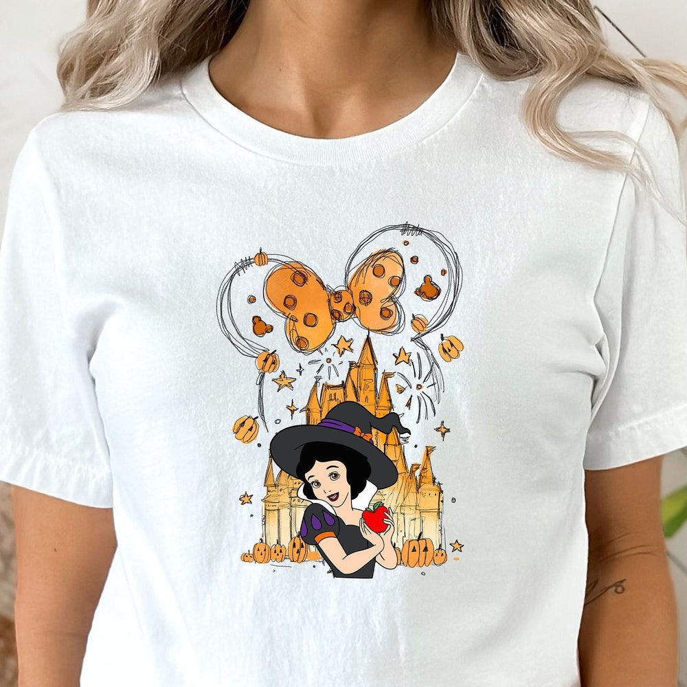 Snow White Halloween Shirt, Disney Princess Halloween Shirt, Happy Halloween Shirt, Halloween Shirt For Women, Disney Halloween Shirt Bespoketshirt