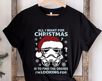 Star Wars Christmas Shirt : Funny Stormtrooper Comfort Colors Tee