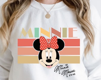 Sudadera / Sudadera con capucha Minnie vintage, Sudadera retro Minnie, Sudadera con capucha Minnie Gift, Sudadera con capucha Disneyland, Sudadera con capucha Disney World