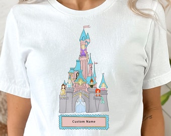 Disney Princess Shirt, Disney Castle Princess T-shirt, Disney Castle Shirt, Disney Vacation T-shirt, Disney Trip Tee.