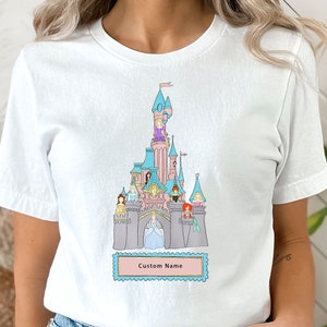 Camiseta de princesa de Disney, camiseta de princesa del castillo de Disney, camiseta de castillo de Disney, camiseta de vacaciones de Disney, camiseta de viaje de Disney.