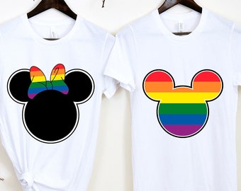 Chemise Disney Pride, chemise Disney LGBT, T-shirt Disney Love is Love.
