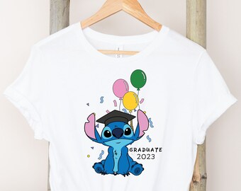 Stitch Graduation Shirt, Disney Grad Shirt, Graduation Stitch Shirts, Disney Class of 2023 Shirt.