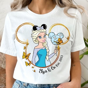 Princess Elsa Shirt, Disney Frozen T-shirt, Frozen Elsa And Co Tee, Frozen Princess Tee.