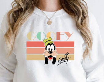 Vintage Goofy Sweatshirt / Hoodie, Retro Goofy Sweatshirt, Goofy Gift Hoodie, Disneyland Sweatshirt, Disney World Hoodie