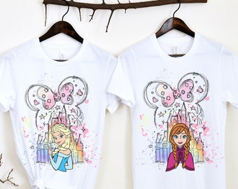 Disney Princess Elsa T-Shirt, Frozen Elsa Anna Shirt, Disney Princess Elsa Shirt, Frozen Magic kingdom shirt.