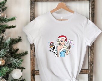 Elsa Christmas Shirts, Disney Princess Christmas shirt, Disney Frozen Shirt, Elsa Shirt, Disneyland Shirt, Magic Kingdom Shirt