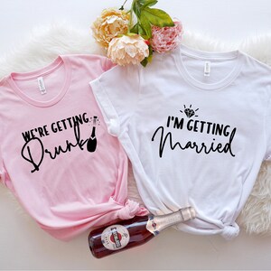 Funny Bachelorette Party Shirts: Bride & Bridesmaid Matching Tees