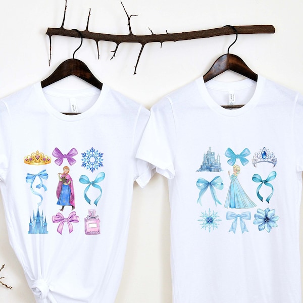 Elsa and Anna shirt, Frozen Elsa Anna Shirt, Disney Princess Elsa Shirt, Frozen Magic kingdom shirt.