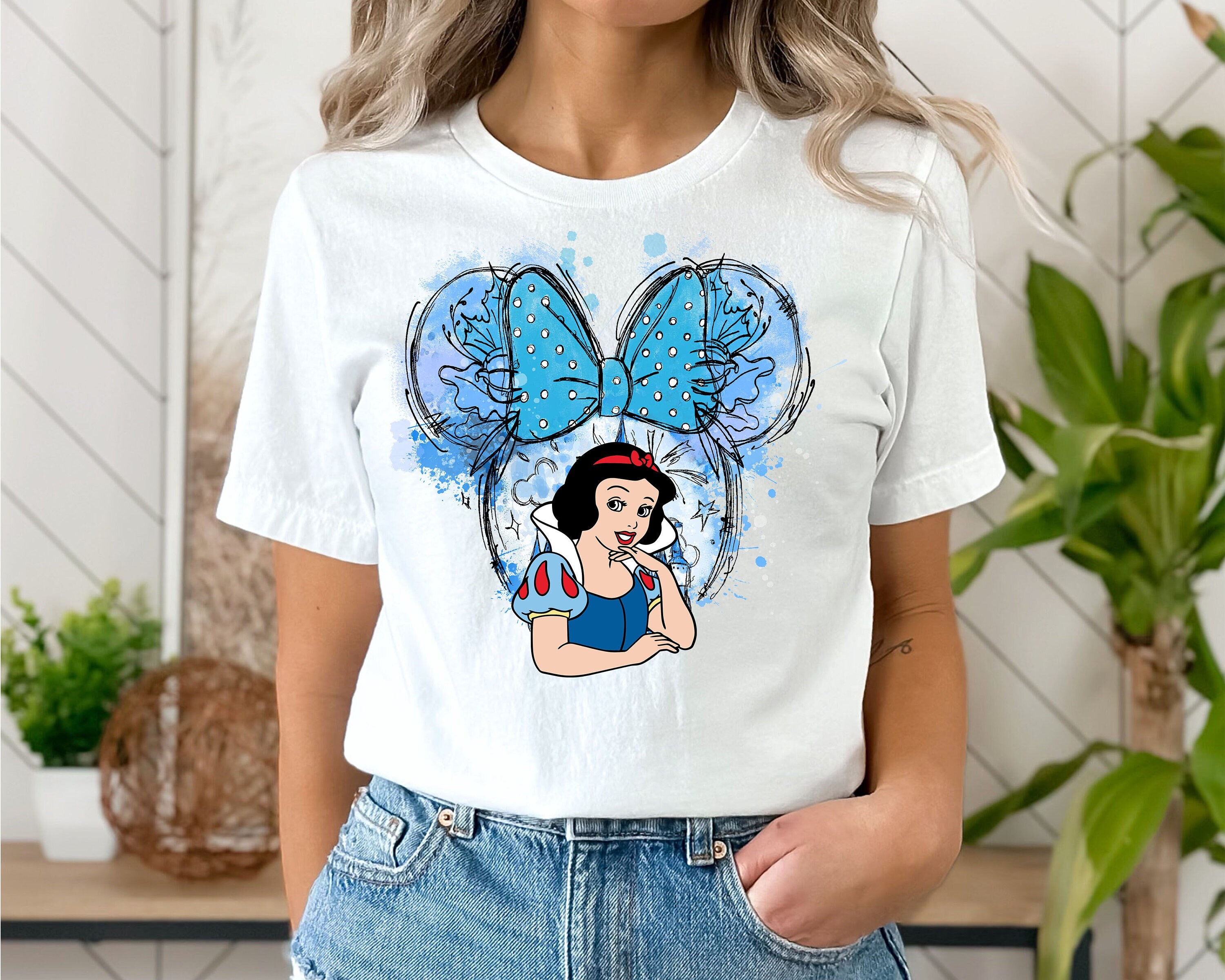 Snow White Shirt, Snow White Watercolor T-shirt, Fairest of Them 