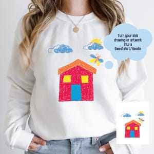 Sudadera infantil con dibujo personalizado: regalo artístico personalizado