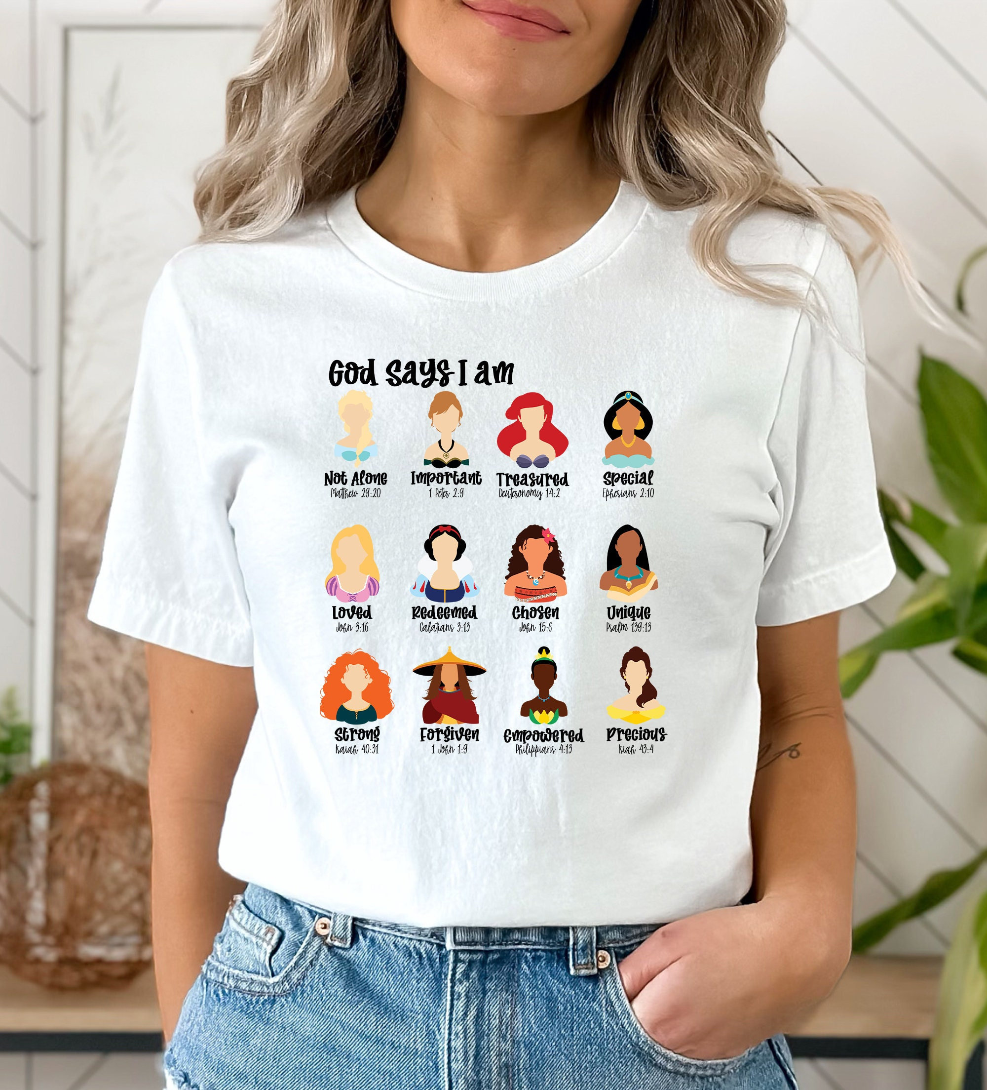 Disney Princess Shirts, God Says I Am Princess Shirt, Princess T 