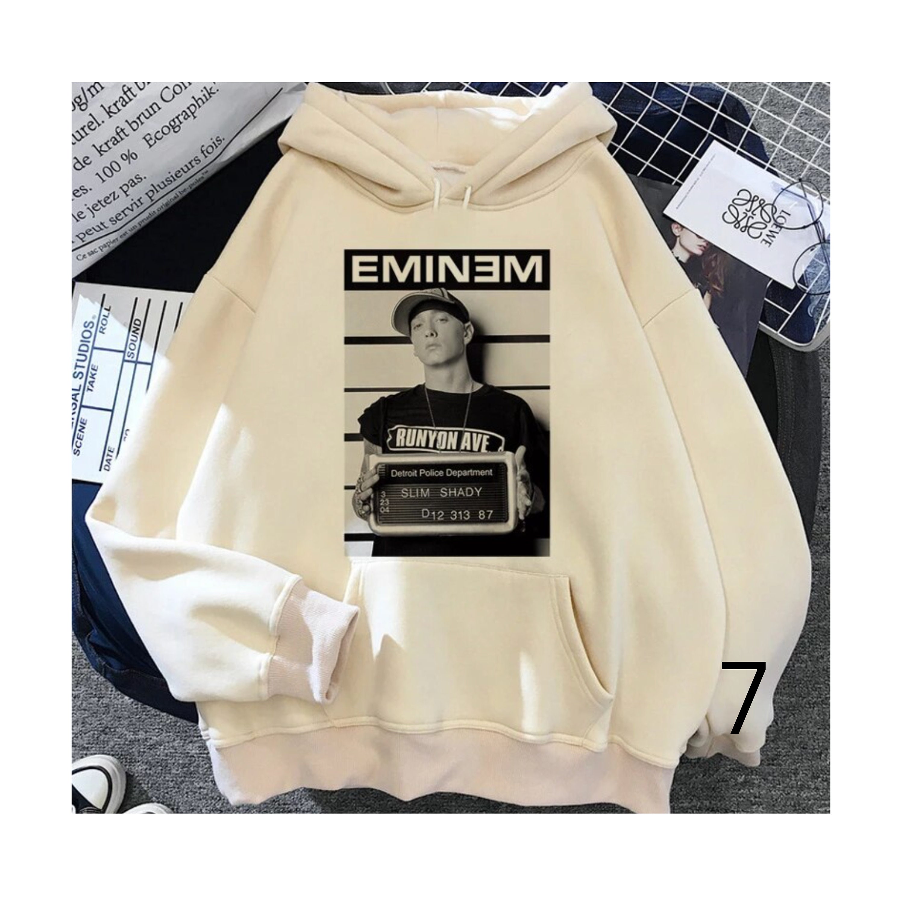 Eminem Hoodie Eminem Rapper Hoodie Eminem Slim Shady Hoodies Designed ...