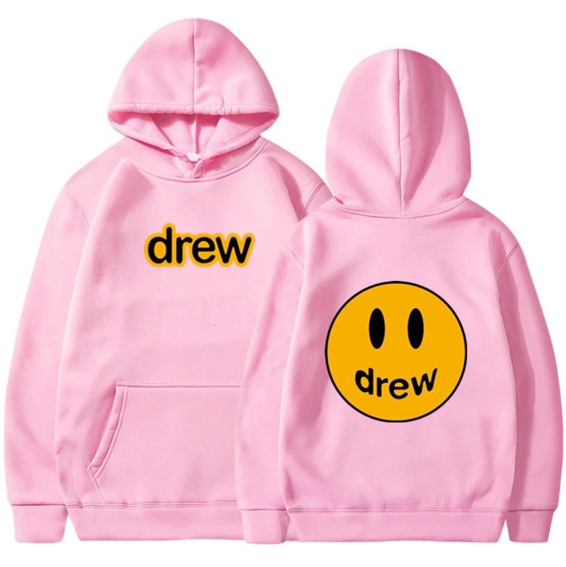 Justin Bieber Inspired Drew House Hoodie Men Women Pullover Simely Face