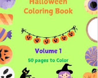 Bold & Easy Halloween Coloring Book Volume 1