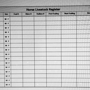 Horse Management Forms