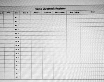 Horse Management Forms