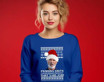 Buon Natale Divertente Maglione Natalizio Babbo Natale Renna - Foto 3