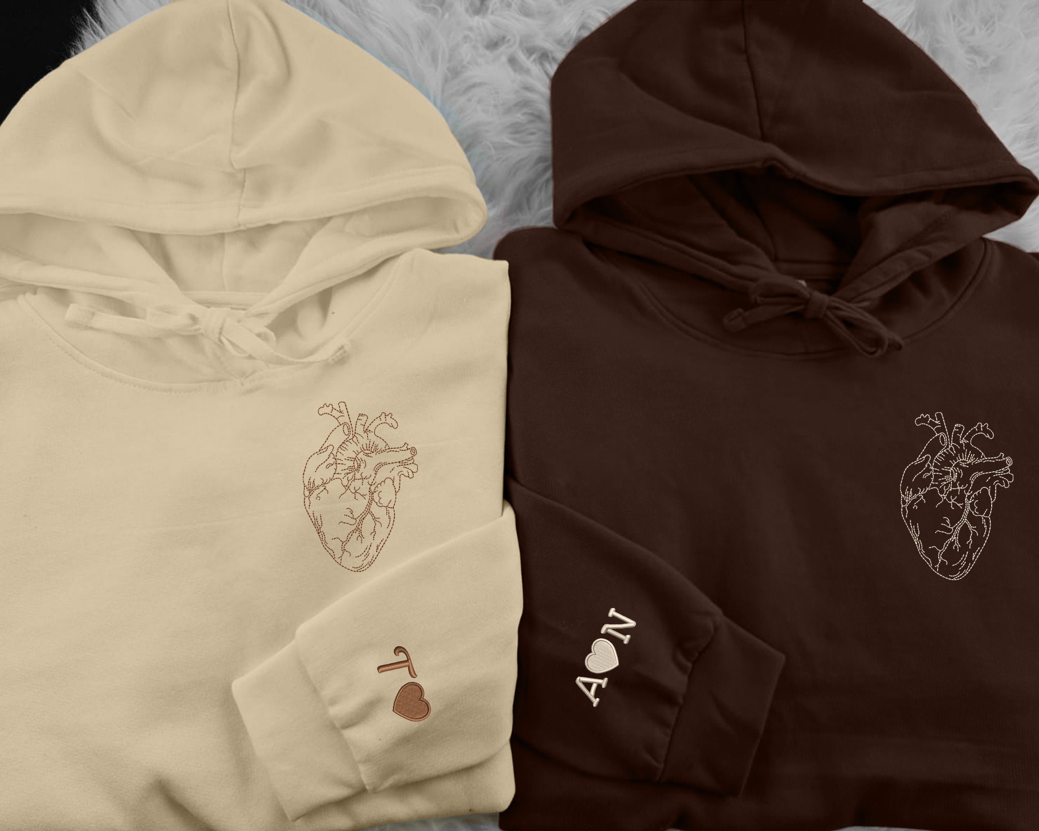 Paare Hoodies Set Cars Mr. and Mrs.