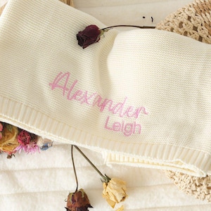 Custom Baby Name Blanket, Personalized Name Blanket, Embroidered Name Blanket, Baby Shower Gift, Newborn Gifts Blankets, New Born Baby Gifts