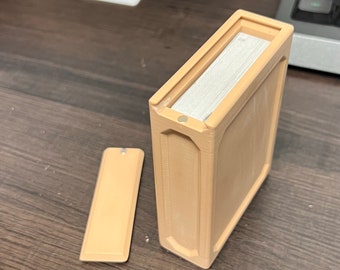 3D Printable Card Case With Magnetic Lid