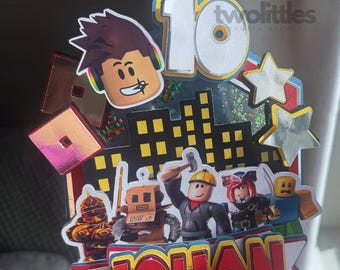 ROBLOX 3D Cake Shaker Topper